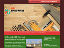 Tablet Screenshot of handbhardware.net